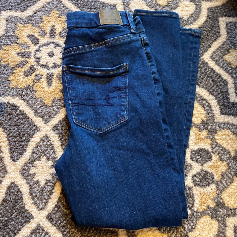 American Eagle High Rise Stretch Skinny Jeans